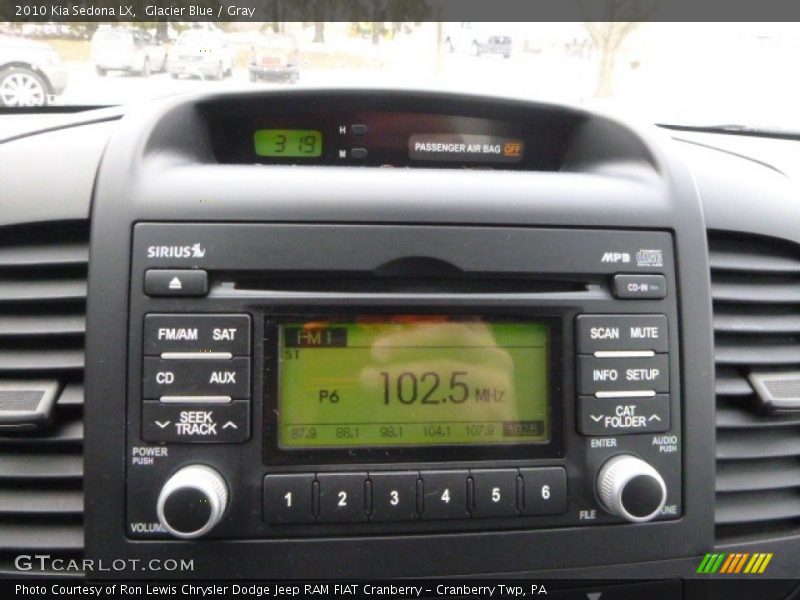 Glacier Blue / Gray 2010 Kia Sedona LX