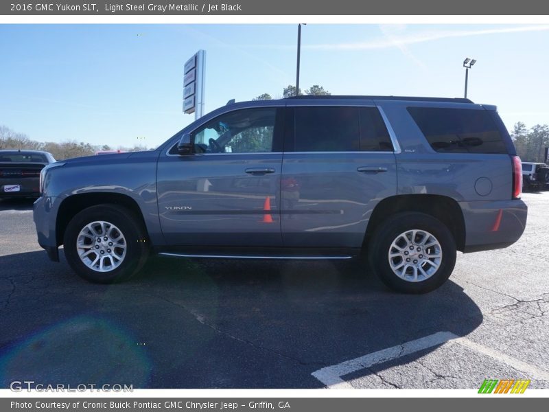 Light Steel Gray Metallic / Jet Black 2016 GMC Yukon SLT