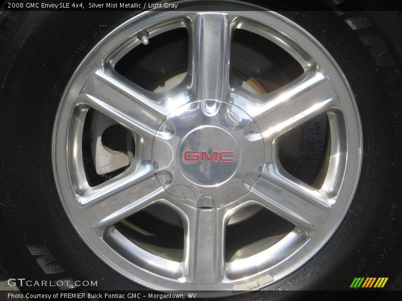 Silver Mist Metallic / Light Gray 2008 GMC Envoy SLE 4x4