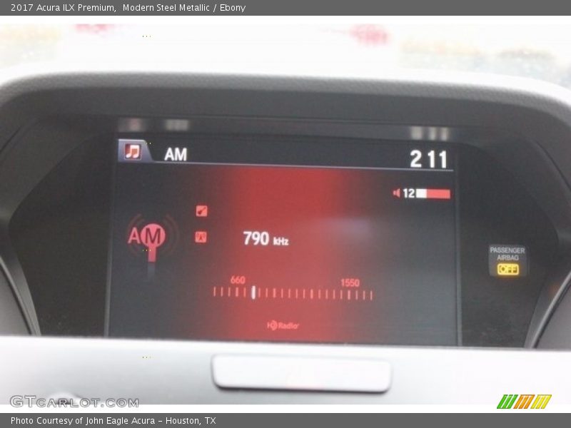 Modern Steel Metallic / Ebony 2017 Acura ILX Premium