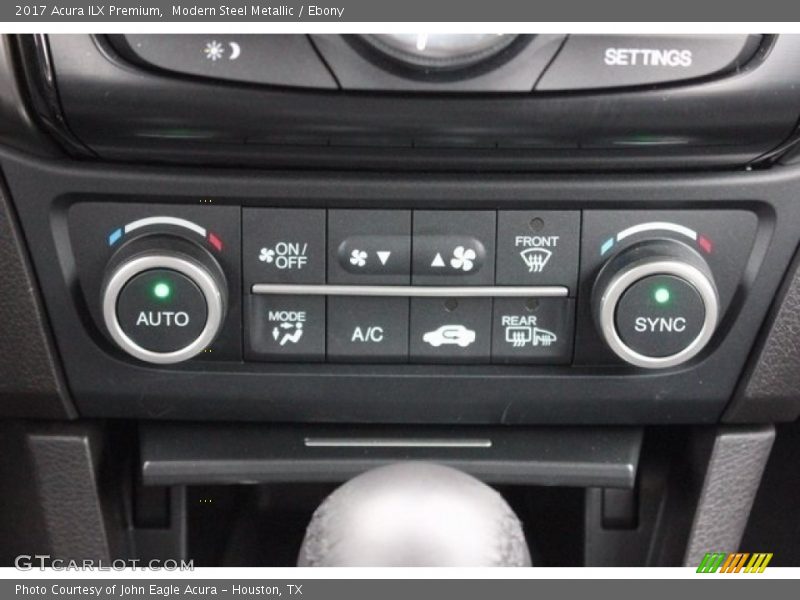 Modern Steel Metallic / Ebony 2017 Acura ILX Premium