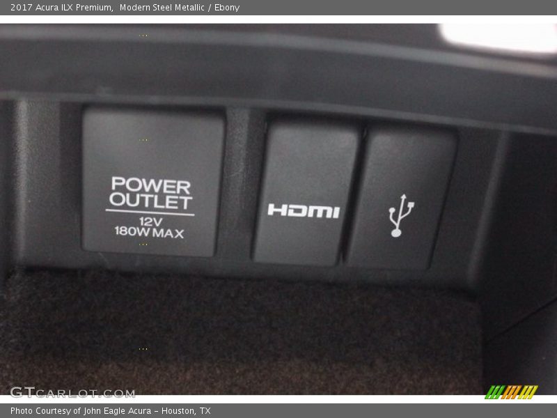 Modern Steel Metallic / Ebony 2017 Acura ILX Premium