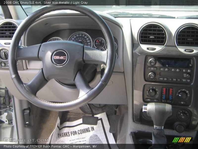 Silver Mist Metallic / Light Gray 2008 GMC Envoy SLE 4x4