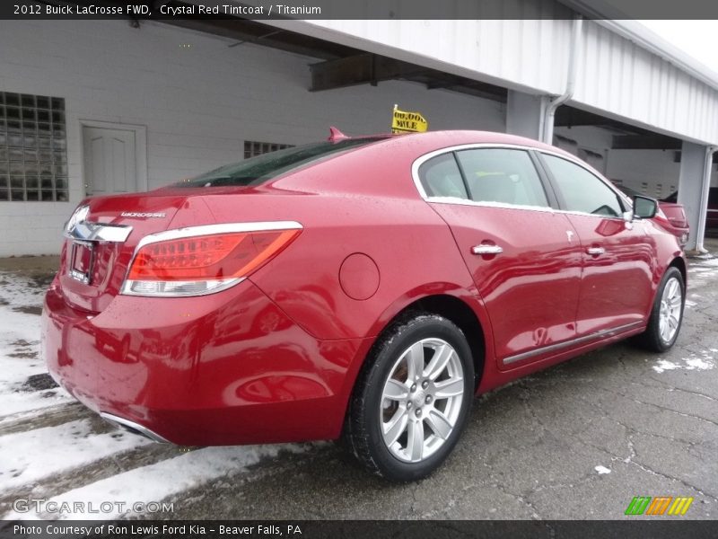 Crystal Red Tintcoat / Titanium 2012 Buick LaCrosse FWD