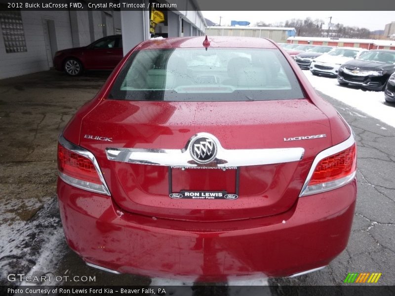 Crystal Red Tintcoat / Titanium 2012 Buick LaCrosse FWD