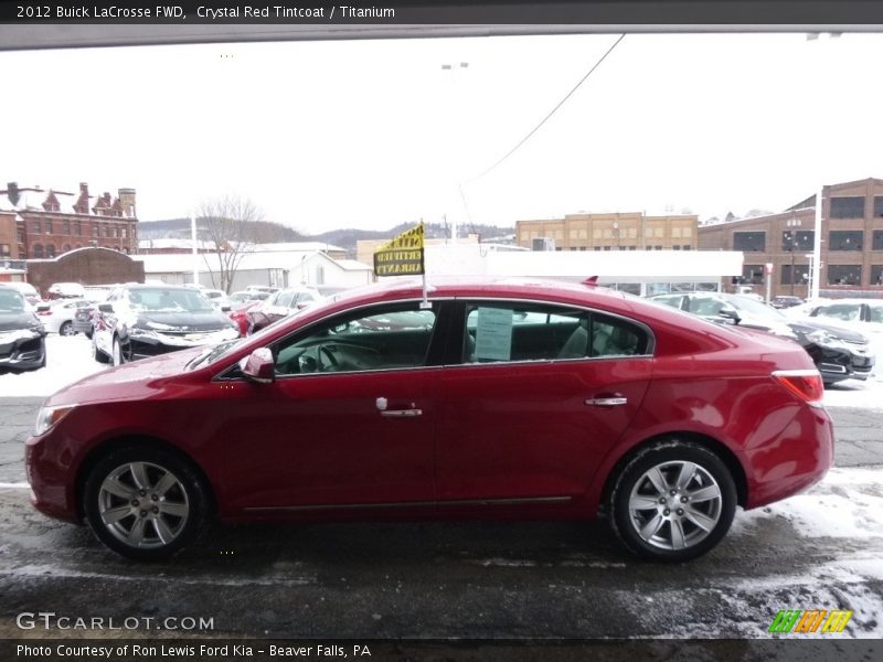 Crystal Red Tintcoat / Titanium 2012 Buick LaCrosse FWD