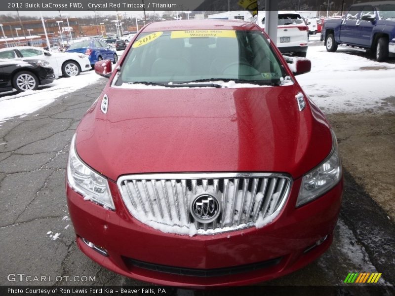Crystal Red Tintcoat / Titanium 2012 Buick LaCrosse FWD