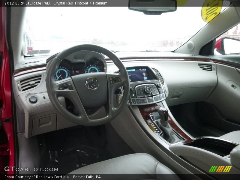 Crystal Red Tintcoat / Titanium 2012 Buick LaCrosse FWD