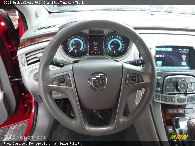 Crystal Red Tintcoat / Titanium 2012 Buick LaCrosse FWD