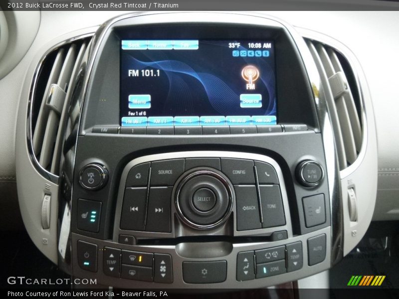 Crystal Red Tintcoat / Titanium 2012 Buick LaCrosse FWD
