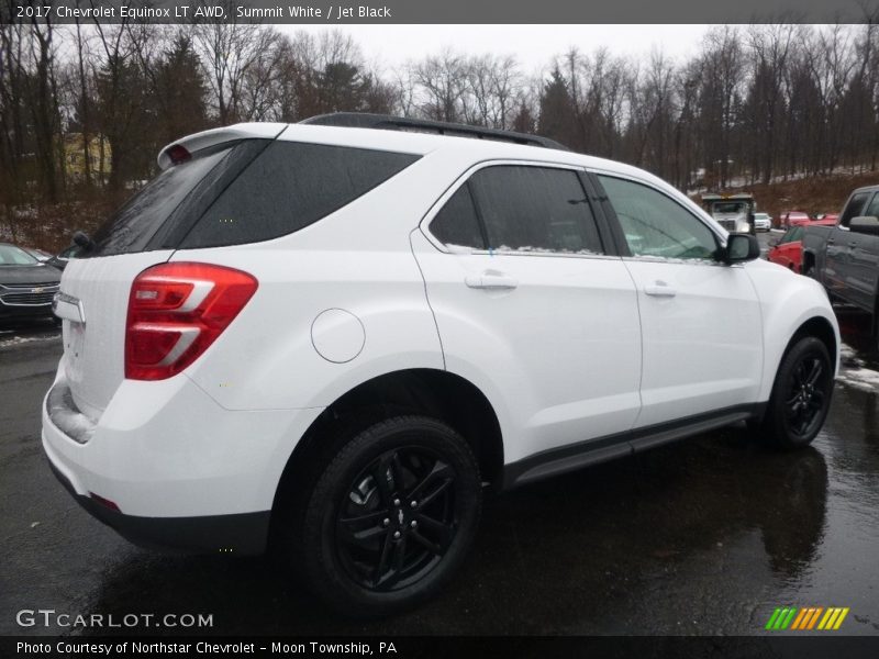 Summit White / Jet Black 2017 Chevrolet Equinox LT AWD