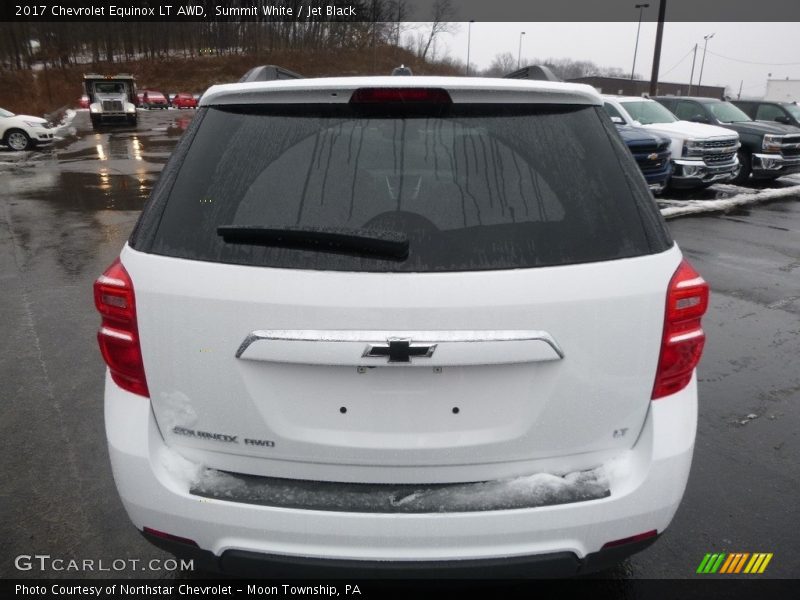 Summit White / Jet Black 2017 Chevrolet Equinox LT AWD