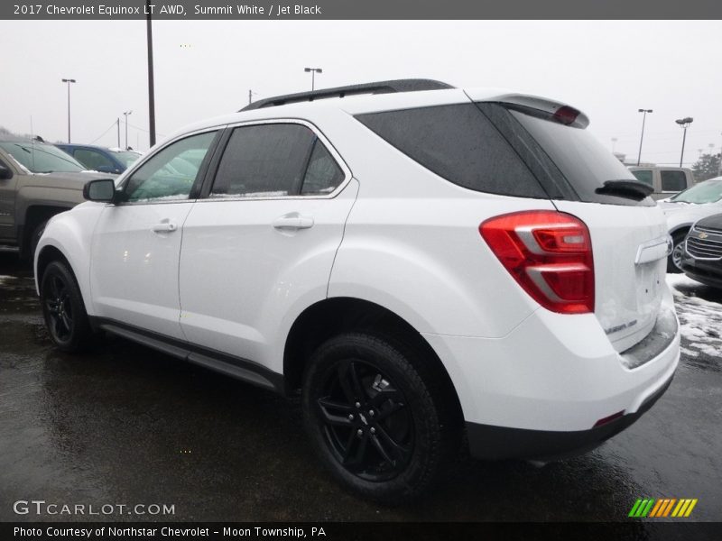 Summit White / Jet Black 2017 Chevrolet Equinox LT AWD
