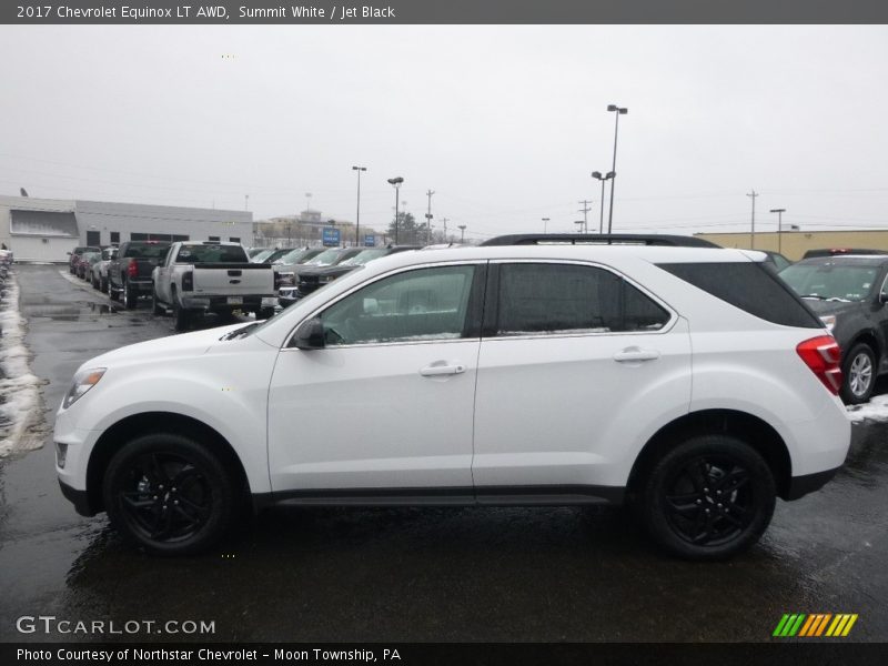 Summit White / Jet Black 2017 Chevrolet Equinox LT AWD