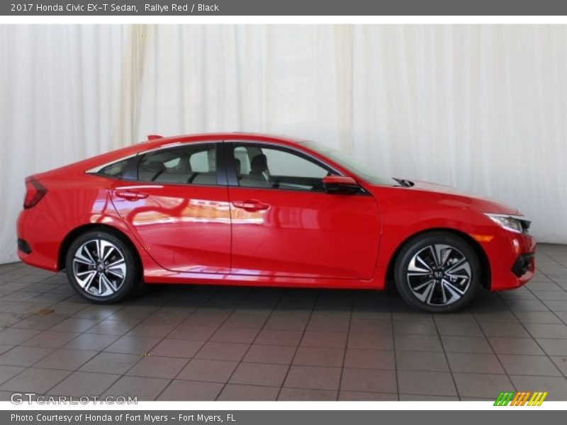 Rallye Red / Black 2017 Honda Civic EX-T Sedan