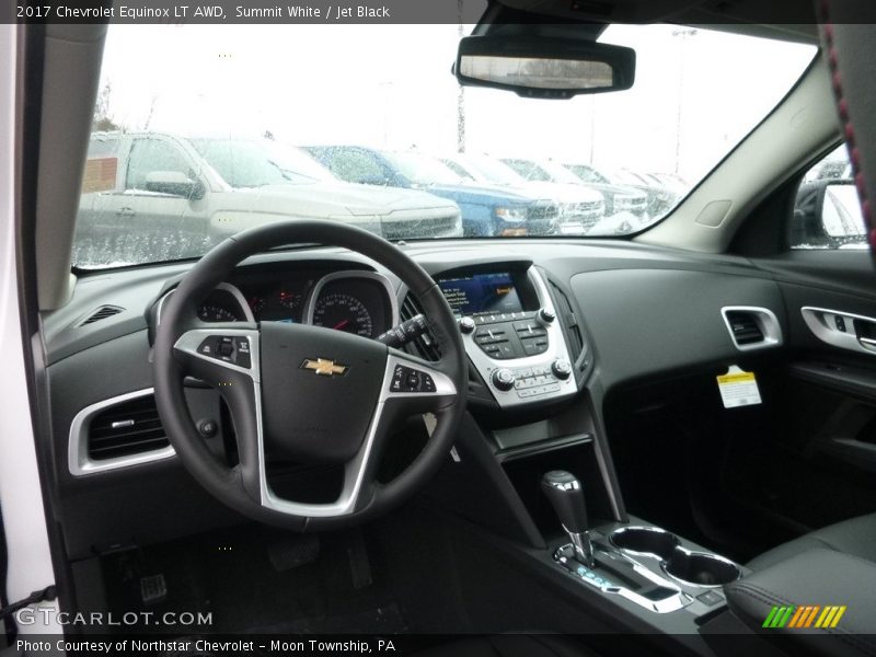 Summit White / Jet Black 2017 Chevrolet Equinox LT AWD
