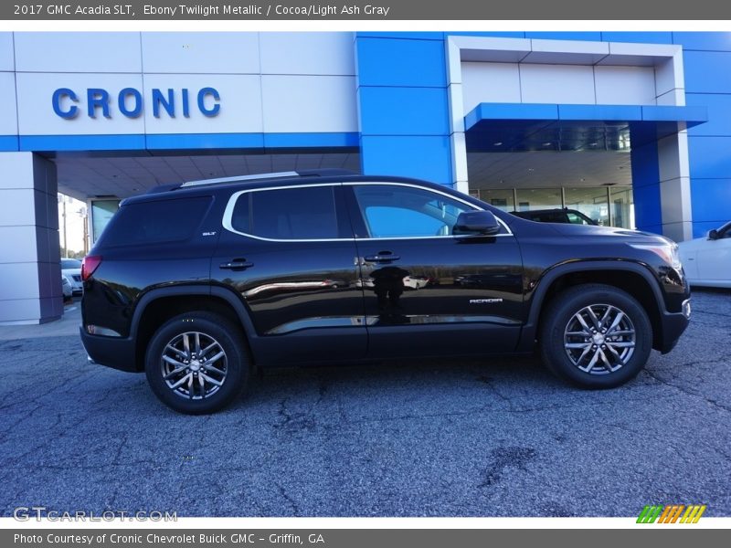 Ebony Twilight Metallic / Cocoa/Light Ash Gray 2017 GMC Acadia SLT