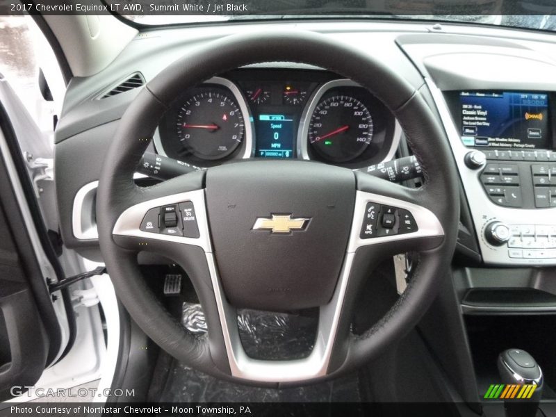 Summit White / Jet Black 2017 Chevrolet Equinox LT AWD