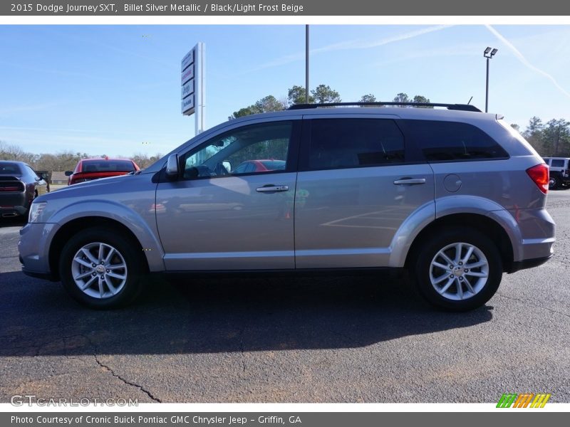 Billet Silver Metallic / Black/Light Frost Beige 2015 Dodge Journey SXT
