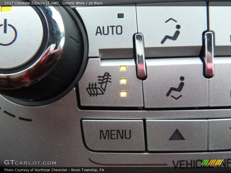 Summit White / Jet Black 2017 Chevrolet Equinox LT AWD