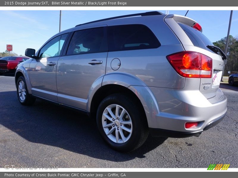 Billet Silver Metallic / Black/Light Frost Beige 2015 Dodge Journey SXT