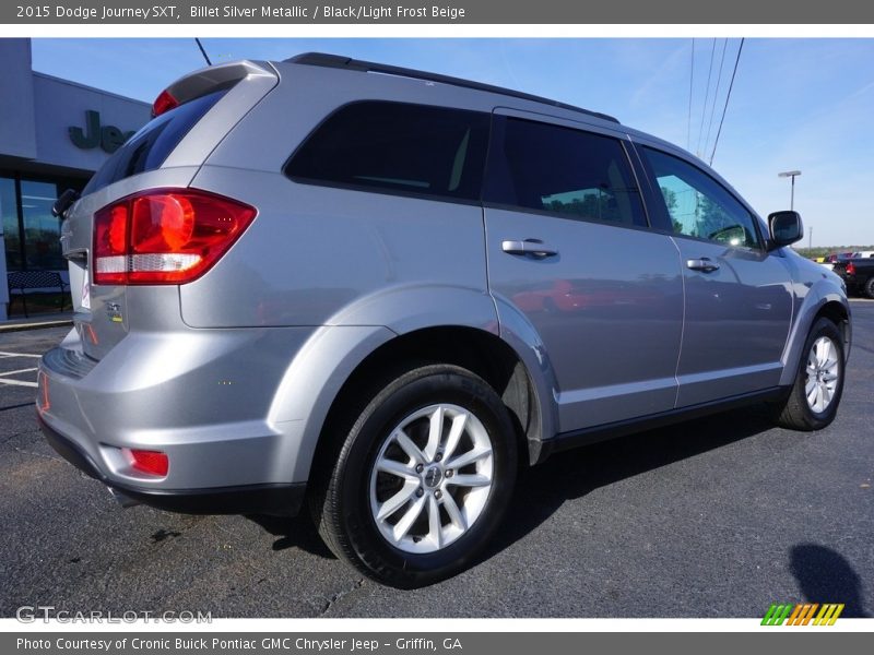 Billet Silver Metallic / Black/Light Frost Beige 2015 Dodge Journey SXT