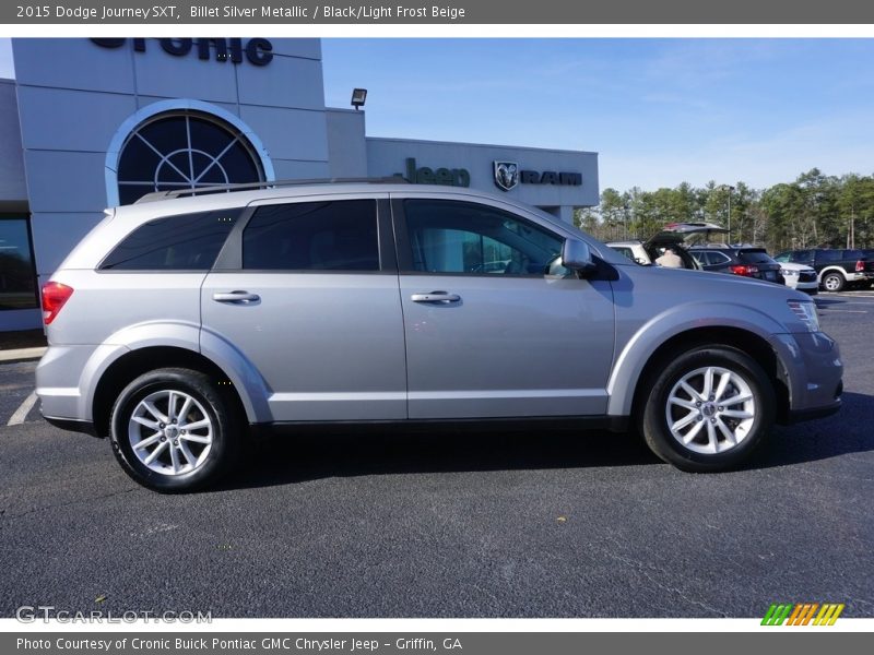 Billet Silver Metallic / Black/Light Frost Beige 2015 Dodge Journey SXT