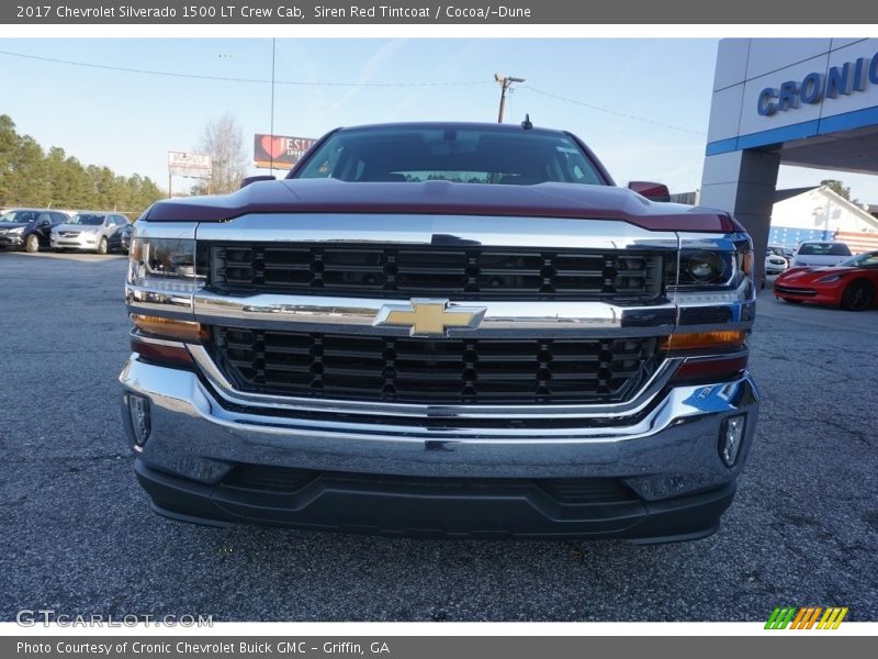 Siren Red Tintcoat / Cocoa/­Dune 2017 Chevrolet Silverado 1500 LT Crew Cab