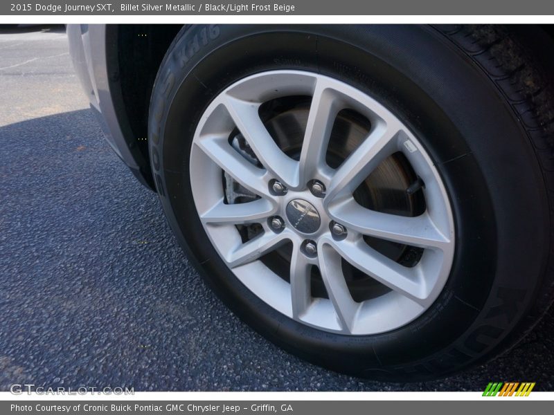 Billet Silver Metallic / Black/Light Frost Beige 2015 Dodge Journey SXT