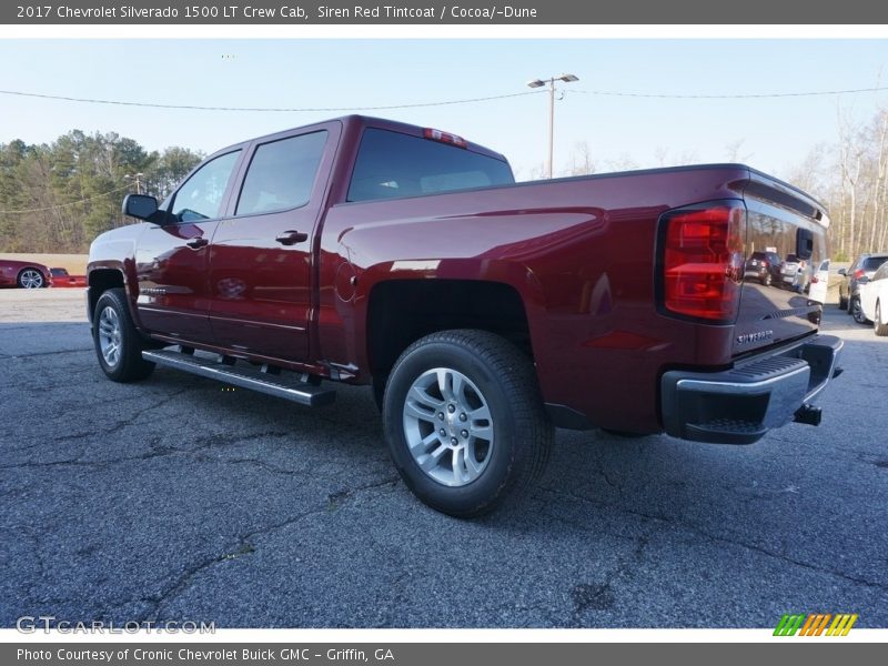 Siren Red Tintcoat / Cocoa/­Dune 2017 Chevrolet Silverado 1500 LT Crew Cab