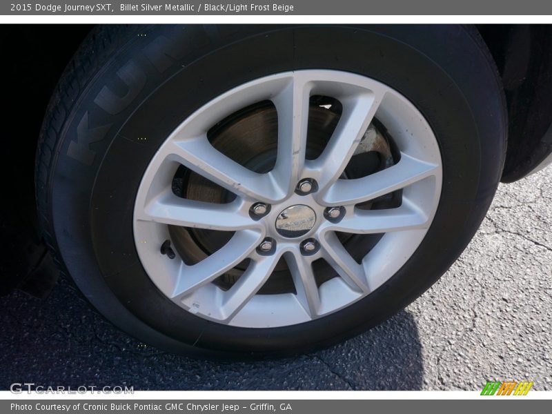 Billet Silver Metallic / Black/Light Frost Beige 2015 Dodge Journey SXT