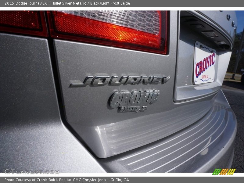 Billet Silver Metallic / Black/Light Frost Beige 2015 Dodge Journey SXT