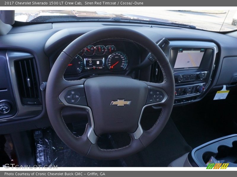 Siren Red Tintcoat / Cocoa/­Dune 2017 Chevrolet Silverado 1500 LT Crew Cab