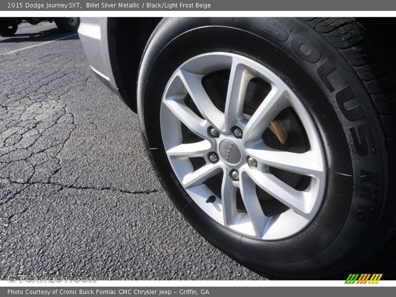 Billet Silver Metallic / Black/Light Frost Beige 2015 Dodge Journey SXT