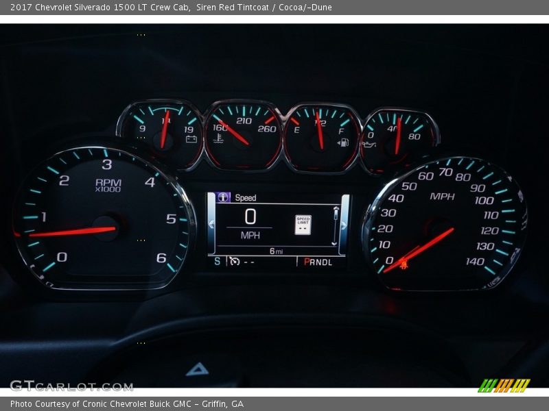 Siren Red Tintcoat / Cocoa/­Dune 2017 Chevrolet Silverado 1500 LT Crew Cab