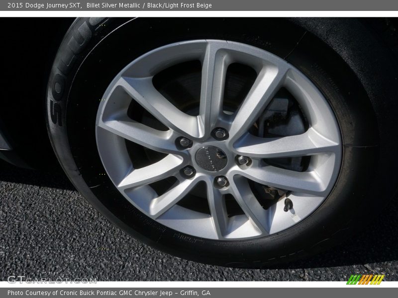 Billet Silver Metallic / Black/Light Frost Beige 2015 Dodge Journey SXT
