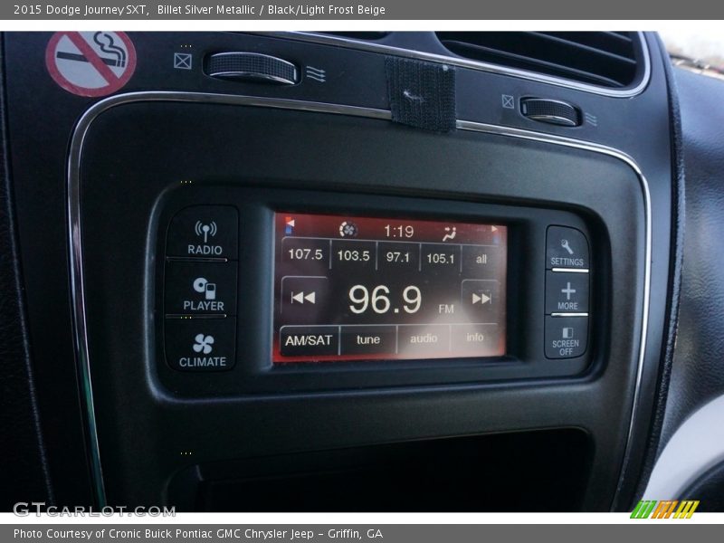 Billet Silver Metallic / Black/Light Frost Beige 2015 Dodge Journey SXT