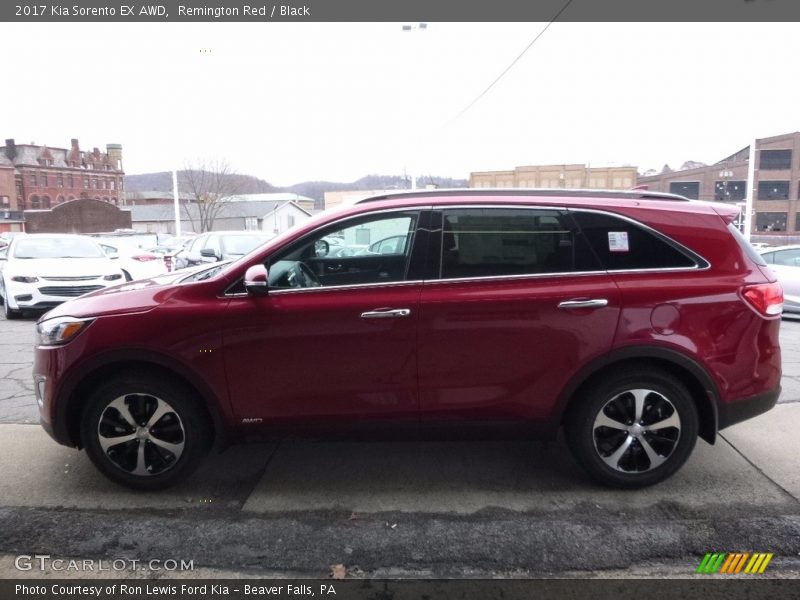 Remington Red / Black 2017 Kia Sorento EX AWD