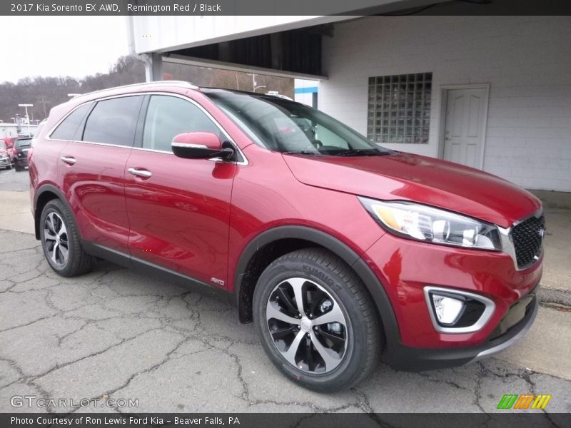 Remington Red / Black 2017 Kia Sorento EX AWD