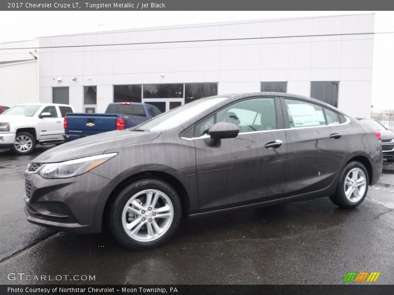 Tungsten Metallic / Jet Black 2017 Chevrolet Cruze LT