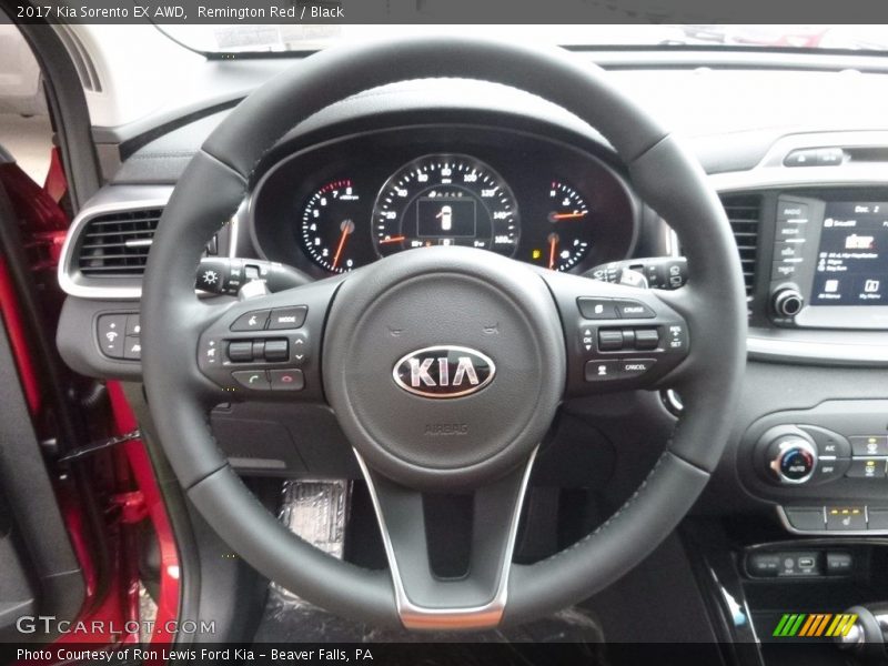 Remington Red / Black 2017 Kia Sorento EX AWD