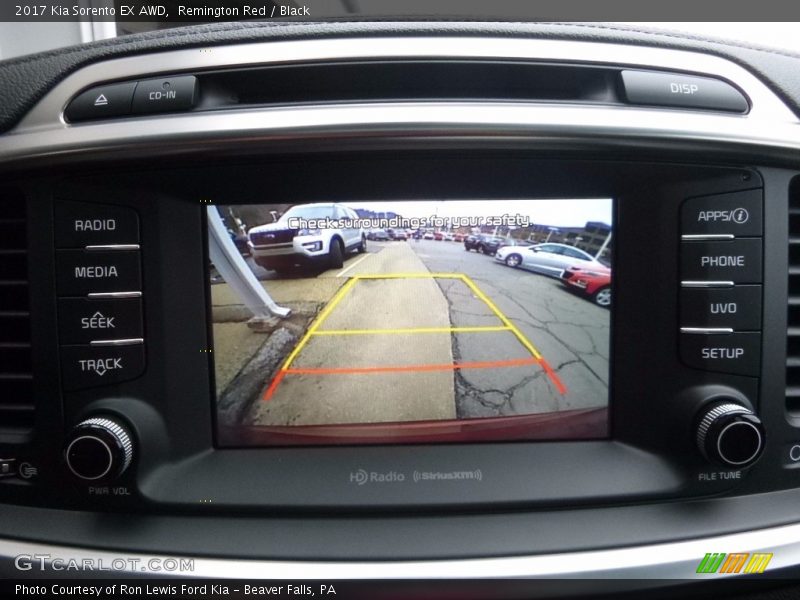 Remington Red / Black 2017 Kia Sorento EX AWD