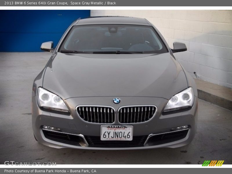 Space Gray Metallic / Black 2013 BMW 6 Series 640i Gran Coupe