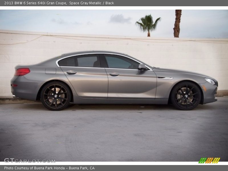 Space Gray Metallic / Black 2013 BMW 6 Series 640i Gran Coupe