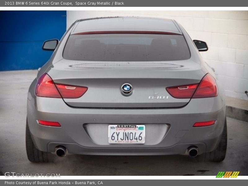 Space Gray Metallic / Black 2013 BMW 6 Series 640i Gran Coupe