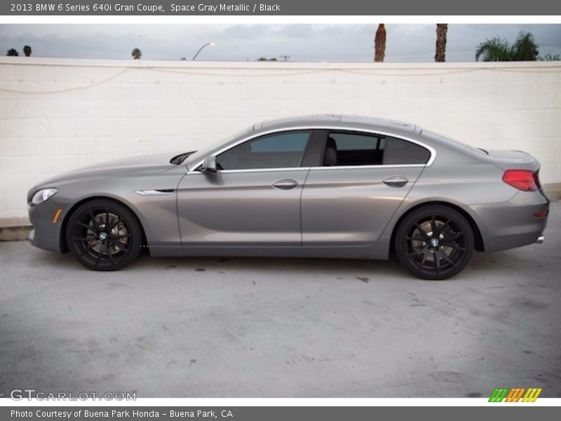 Space Gray Metallic / Black 2013 BMW 6 Series 640i Gran Coupe