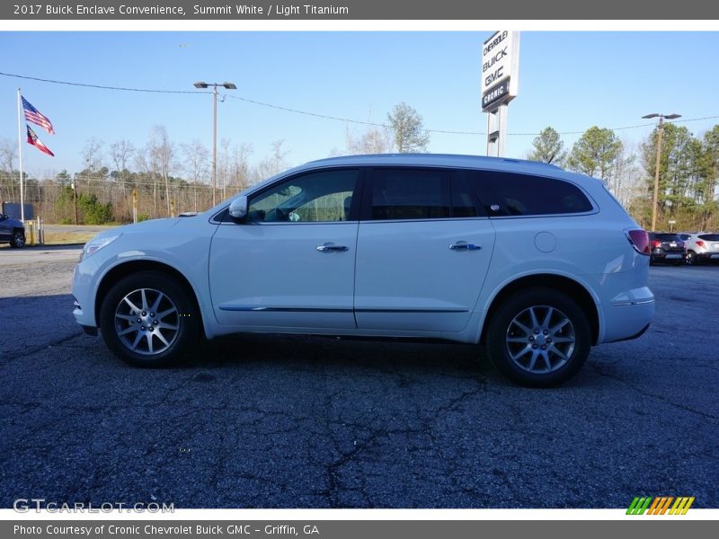 Summit White / Light Titanium 2017 Buick Enclave Convenience