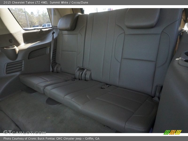 Summit White / Cocoa/Dune 2015 Chevrolet Tahoe LTZ 4WD