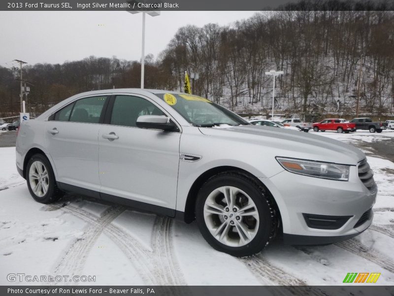 Ingot Silver Metallic / Charcoal Black 2013 Ford Taurus SEL