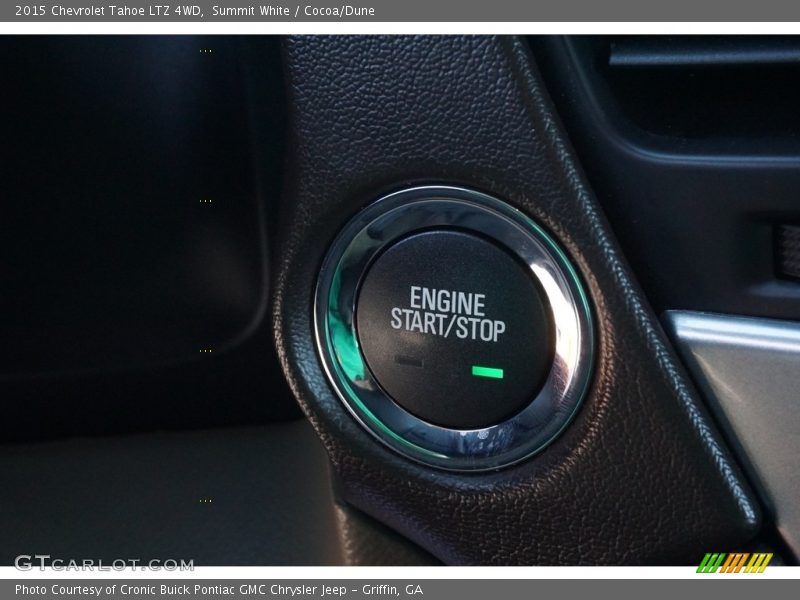 Summit White / Cocoa/Dune 2015 Chevrolet Tahoe LTZ 4WD